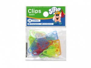 SIFAP CLIPS GUSTI TRIANGULO x 20 u